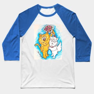 Heathcliff and Sonja Baseball T-Shirt